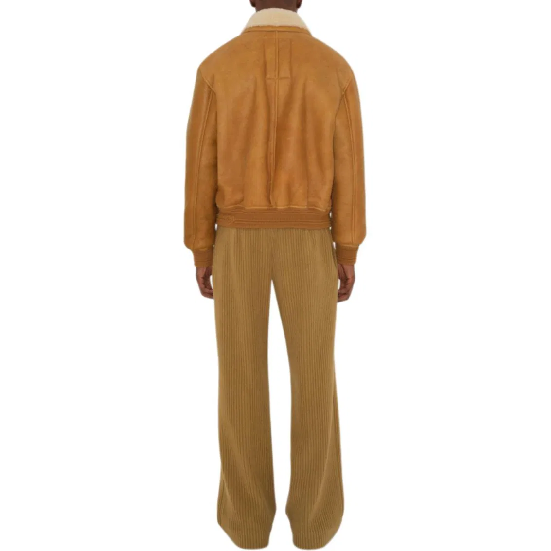Мужские брюки из вельвета прямого кроя Burberry, Yellow — фото 4
