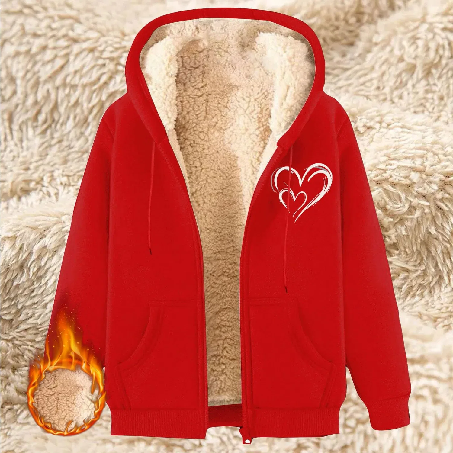 Женское зимнее пальто с капюшоном из шерсти, RD2 — фото 2