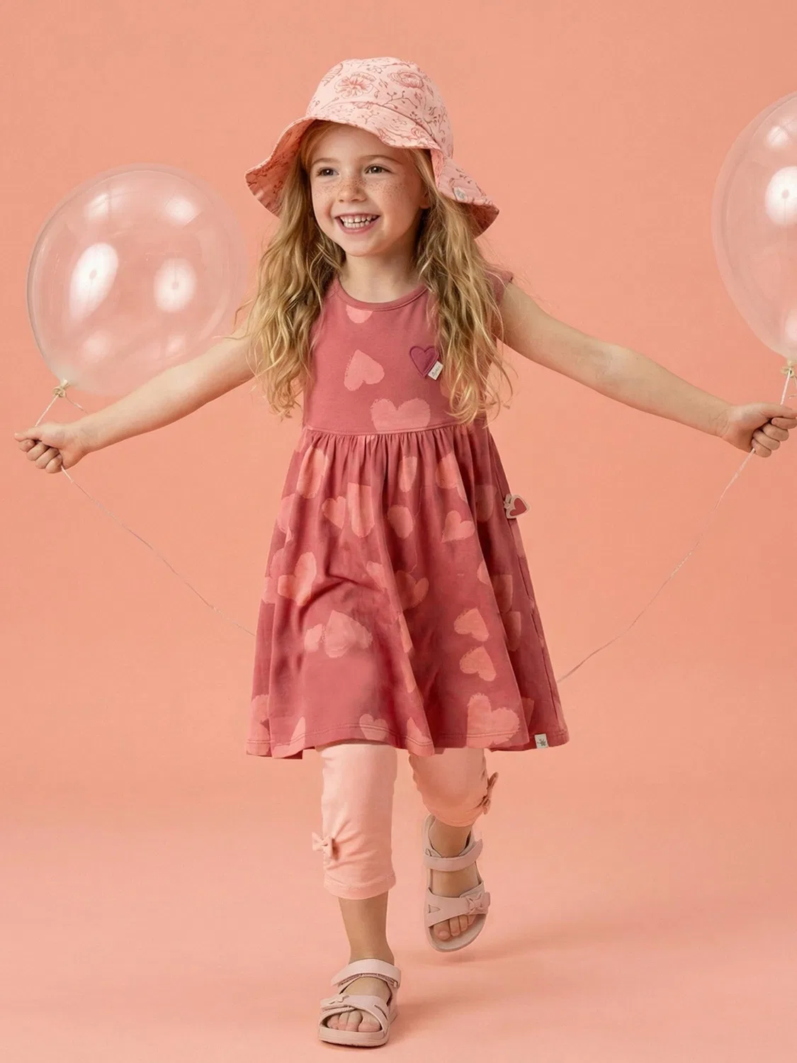Sigikid Платье Kleid Pink Birds розового цвета — фото 3