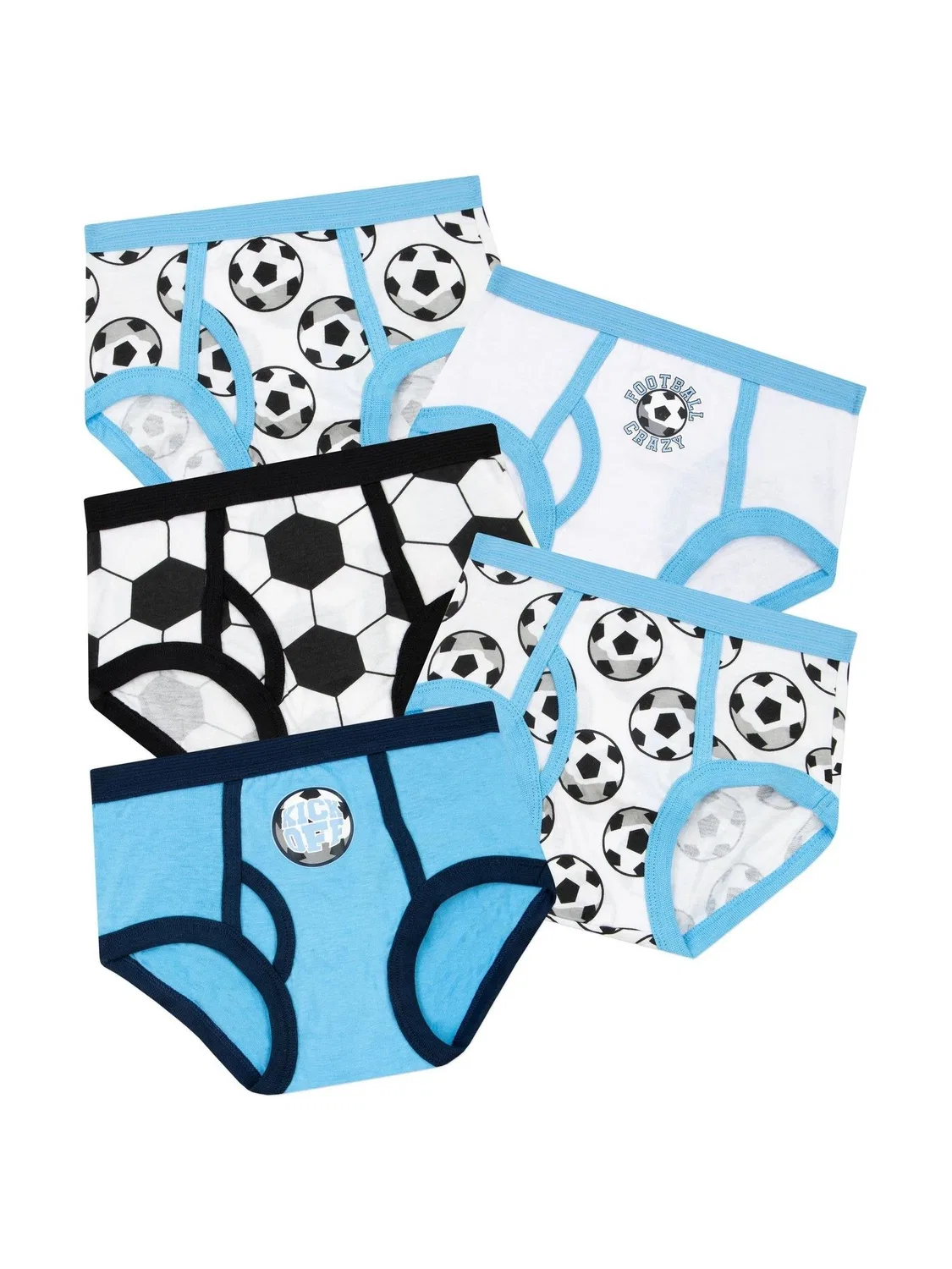 Трусы детские Harry Bear White Football, 5 пар, хлопок, белый