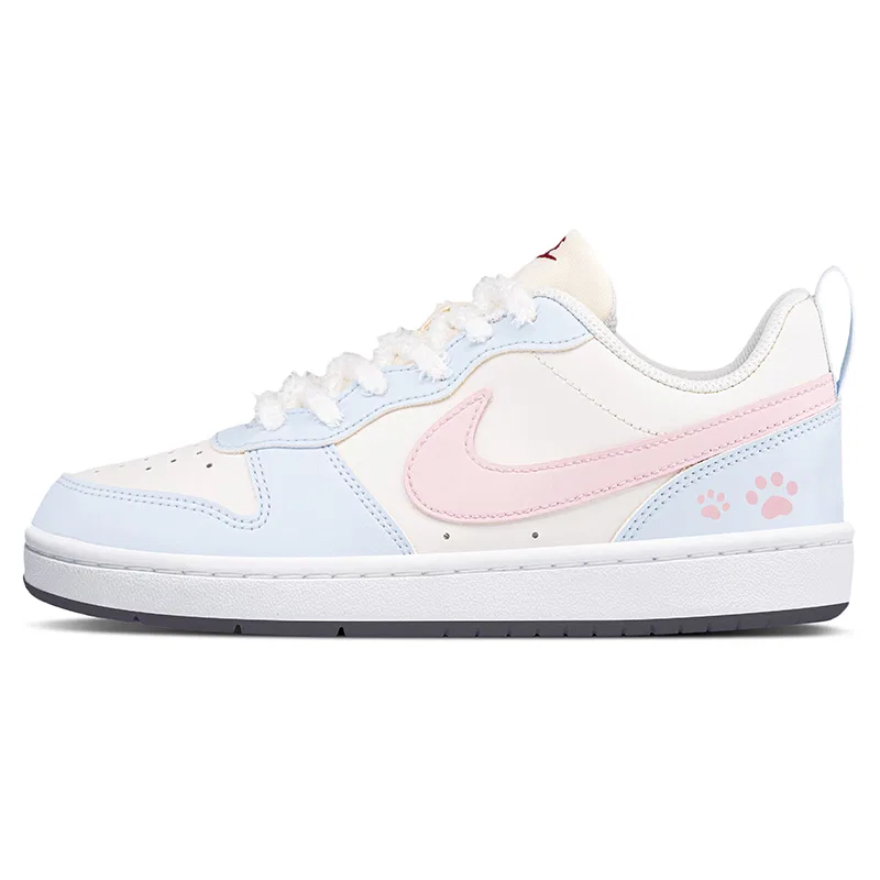 Детские кроссовки для скейтбординга с принтом Court Borough Nike, Blue Pink