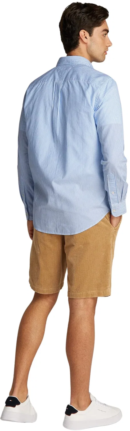 Мужская рубашка классического кроя Flex Poplin Tommy Hilfiger, Blue (Sweet Blue / Optic White) — фото 2