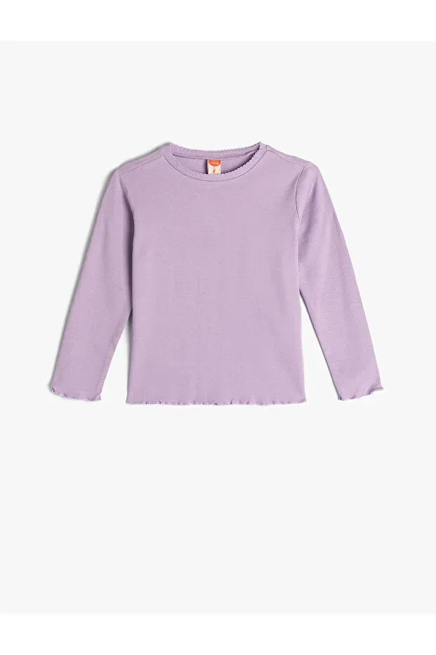 Детская футболка с длинным рукавом Koton, Lilac