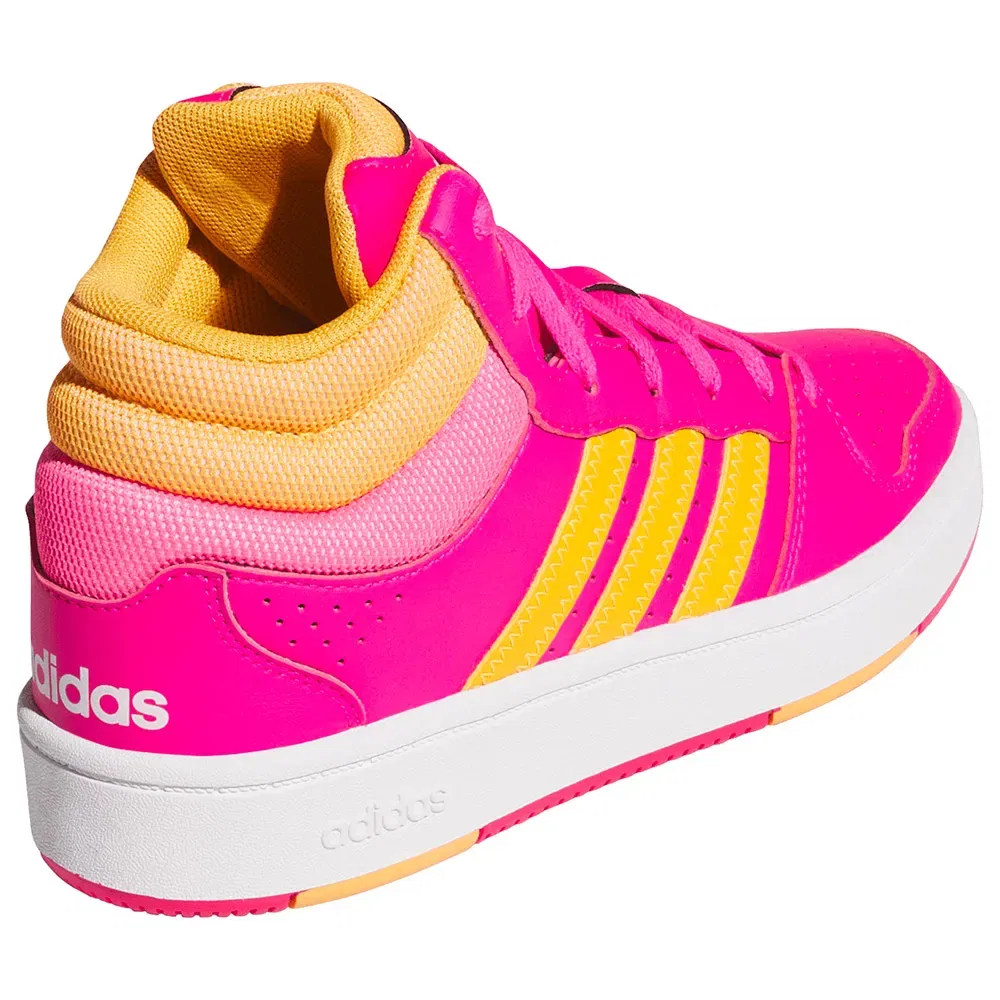 Кроссовки Hoops Mid Classic Junior Adidas, розовый — фото 4