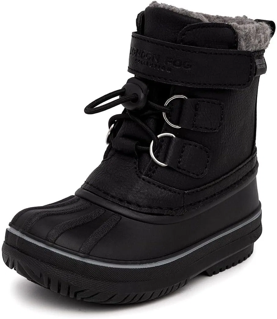 Детские зимние ботинки для мальчиков Oxford London Fog, Black