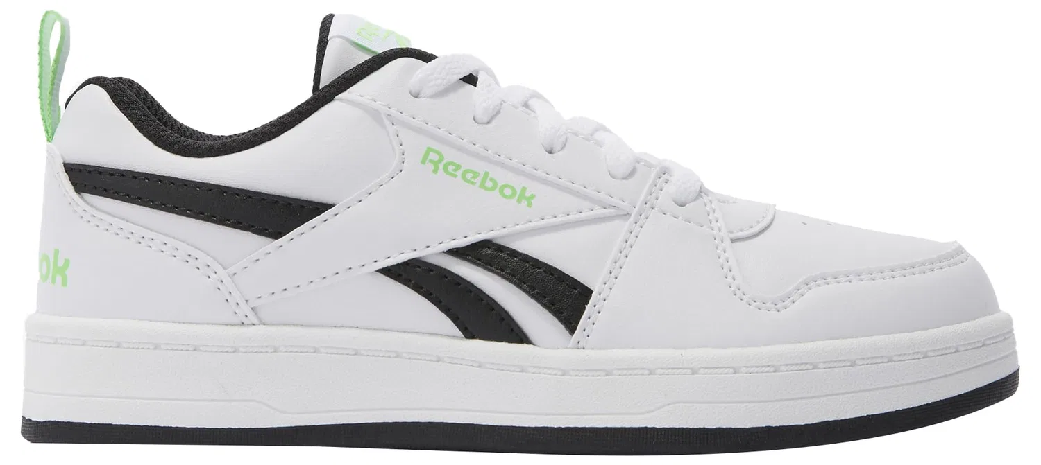 Детские кроссовки для мальчиков с минималистичным дизайном Reebok Royal Prime 2.0 Reebok, Ftwrwhite Black Solarlime