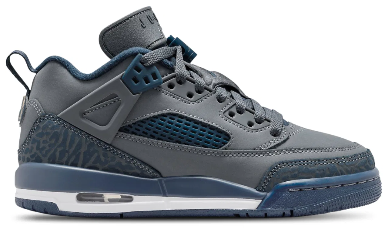 Кроссовки для мальчиков Spizike Low Jordan, цвет Flint/University Blue/White