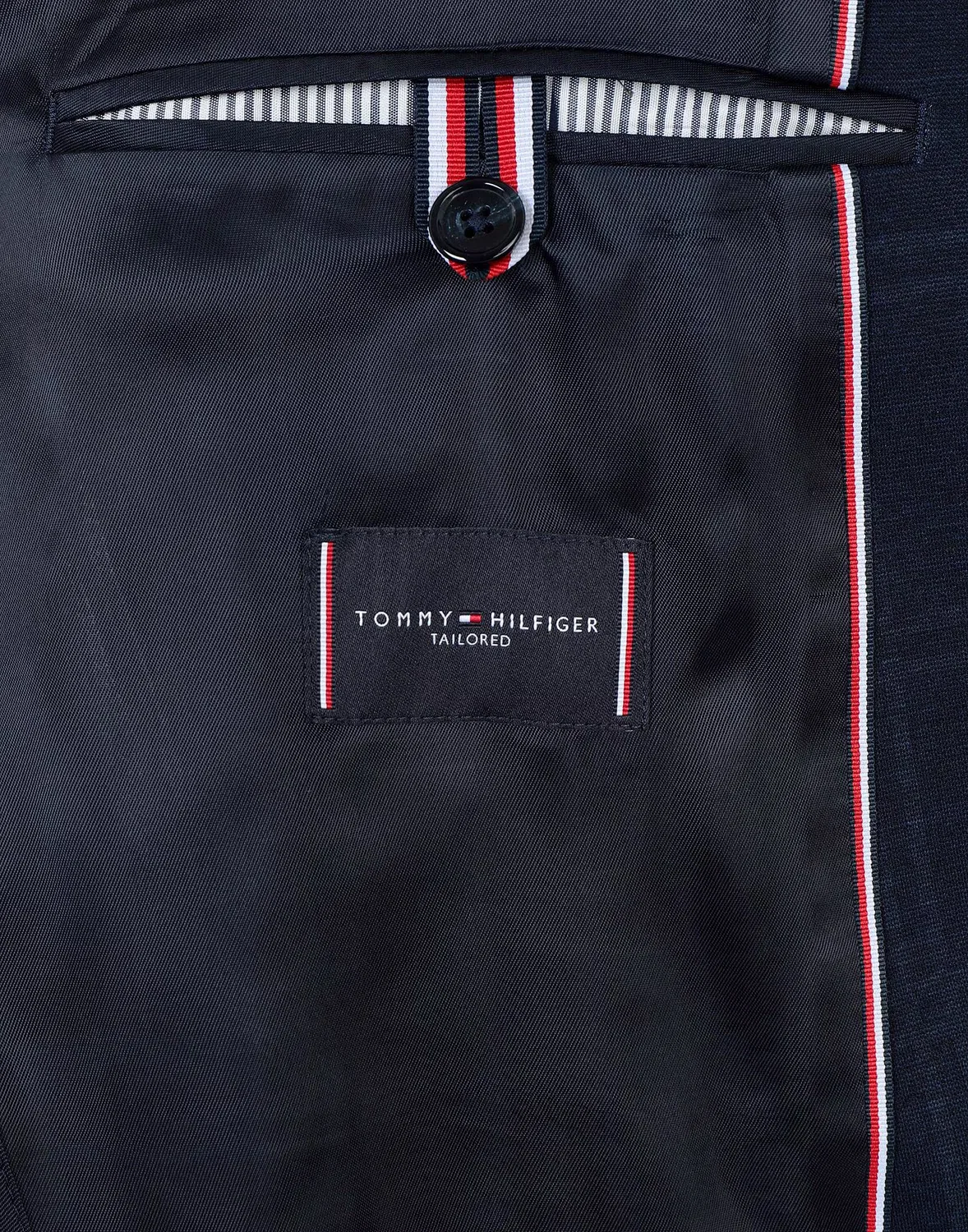 Мужской костюм с принтом Tommy Hilfiger, темно-синий — фото 4