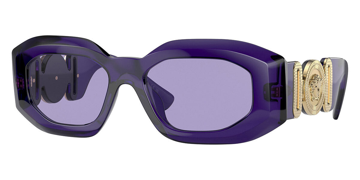 

Versace Мужские солнцезащитные очки 54 мм, цвет Transparent Purple