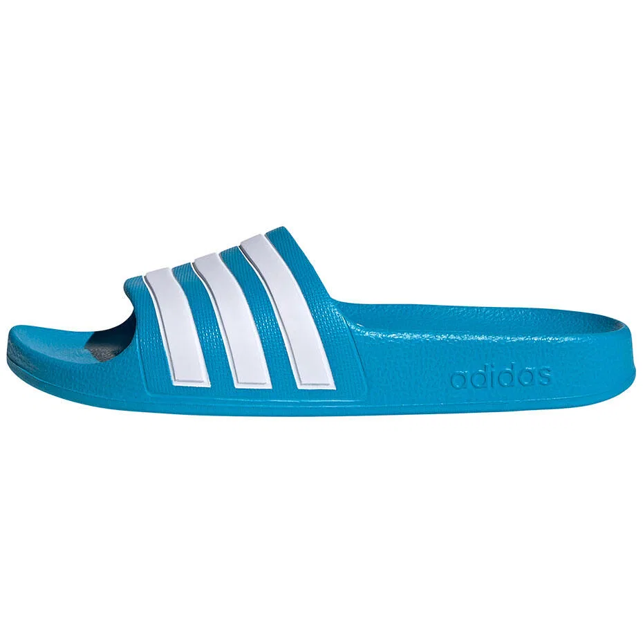 Детские шлепанцы с одним ремешком Adidas Adilette K, Blau — фото 2