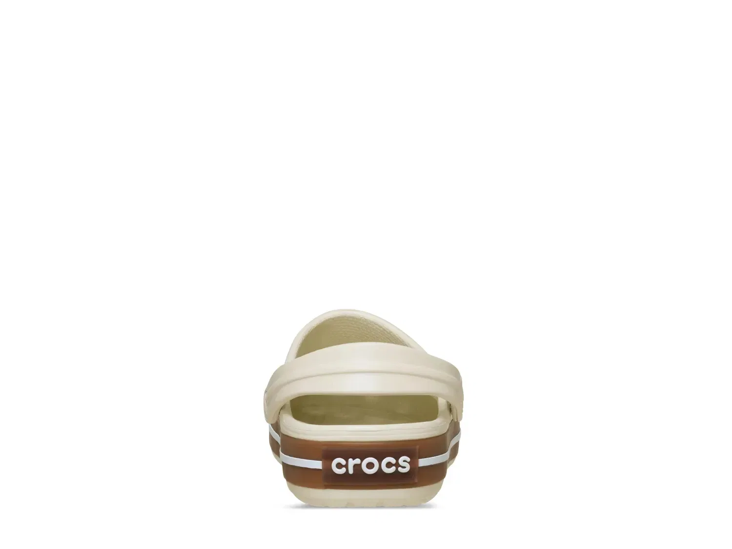 Crocs Клоги Crocband Gum Clog для девочек, Off White — фото 3
