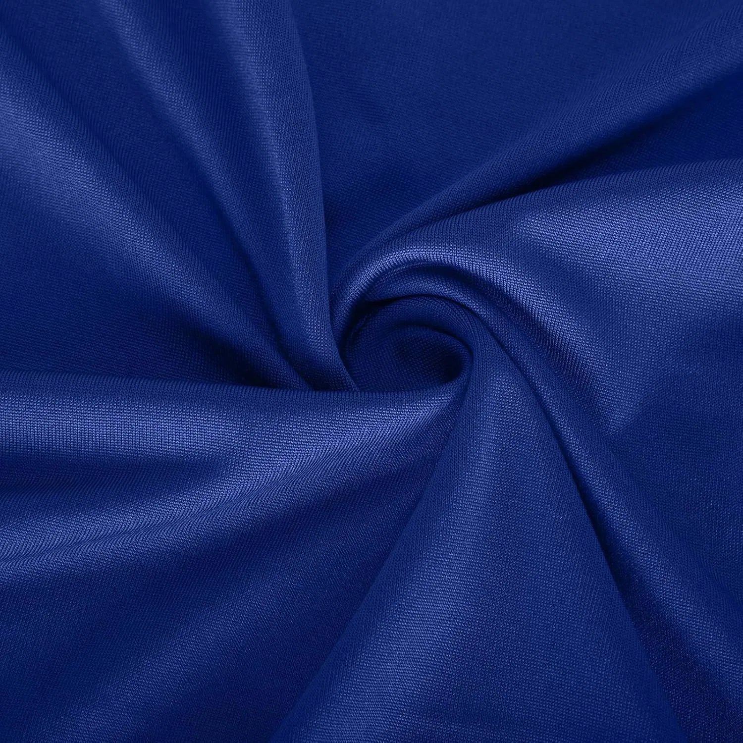 Женская облегающая футболка с круглым вырезом crop top, Blue — фото 4