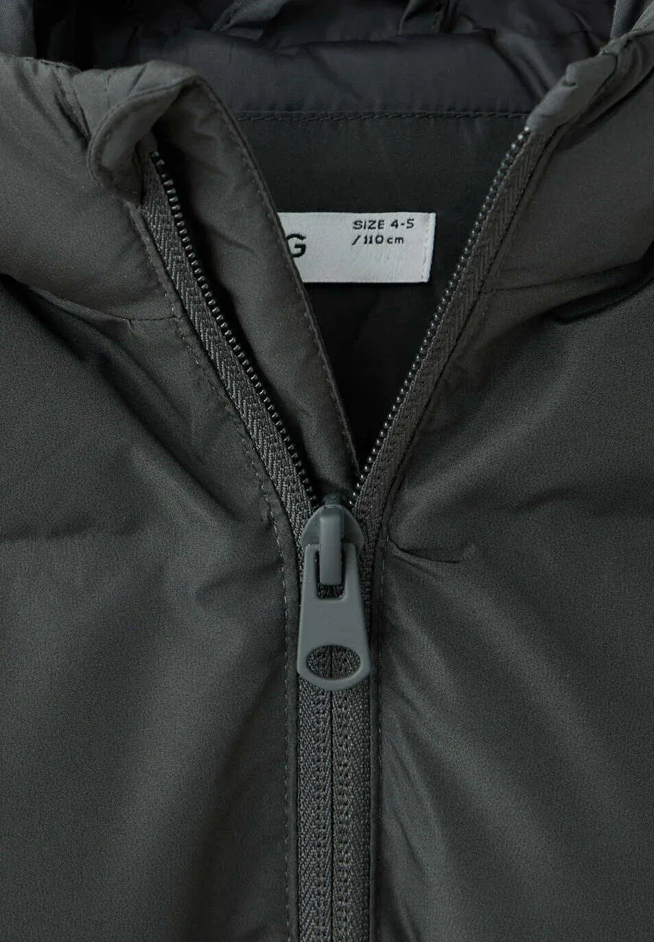 Детская зимняя куртка Mango Kids, Anthracite — фото 3