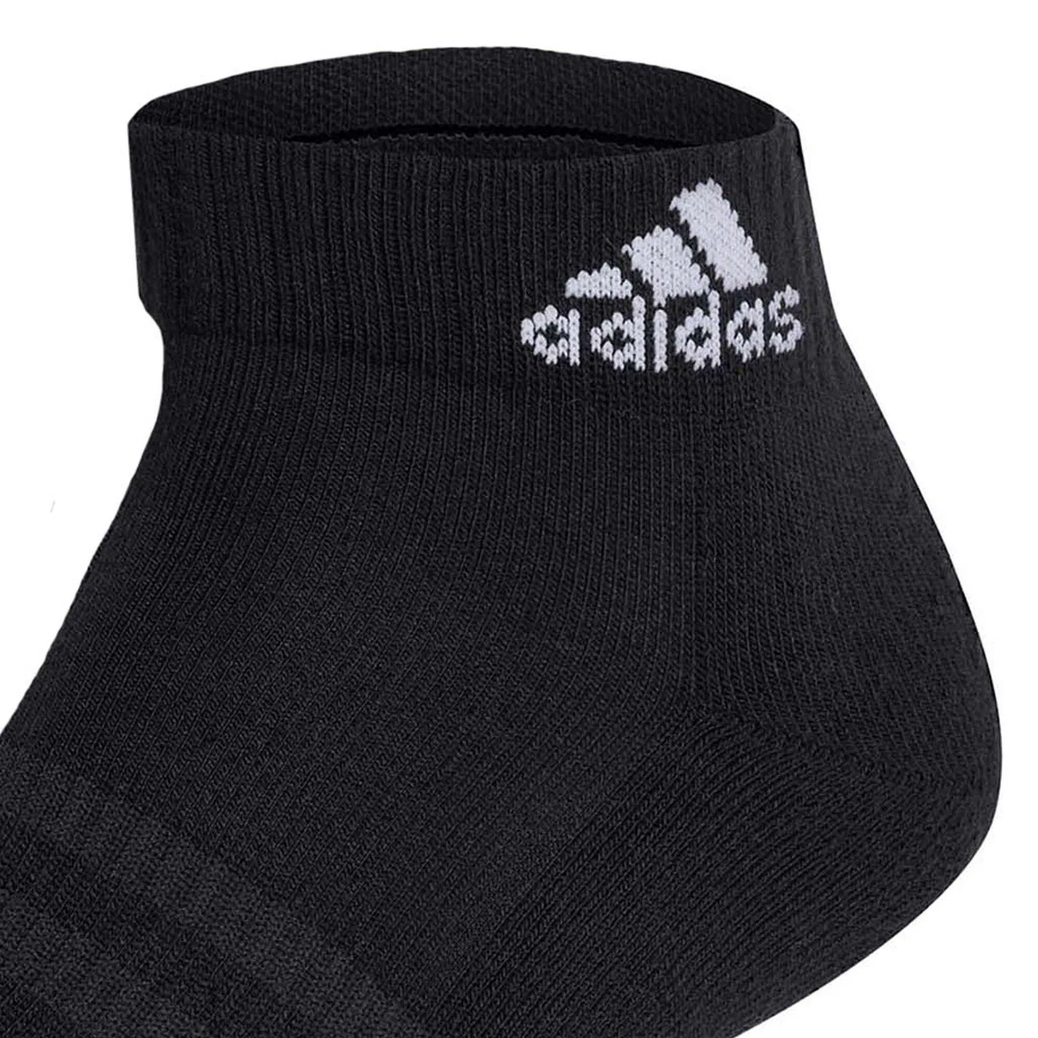 Носки с защитой пятки и носка Cushioned Sportswear Ankle Socks 3P Adidas, Grey Weisse — фото 3