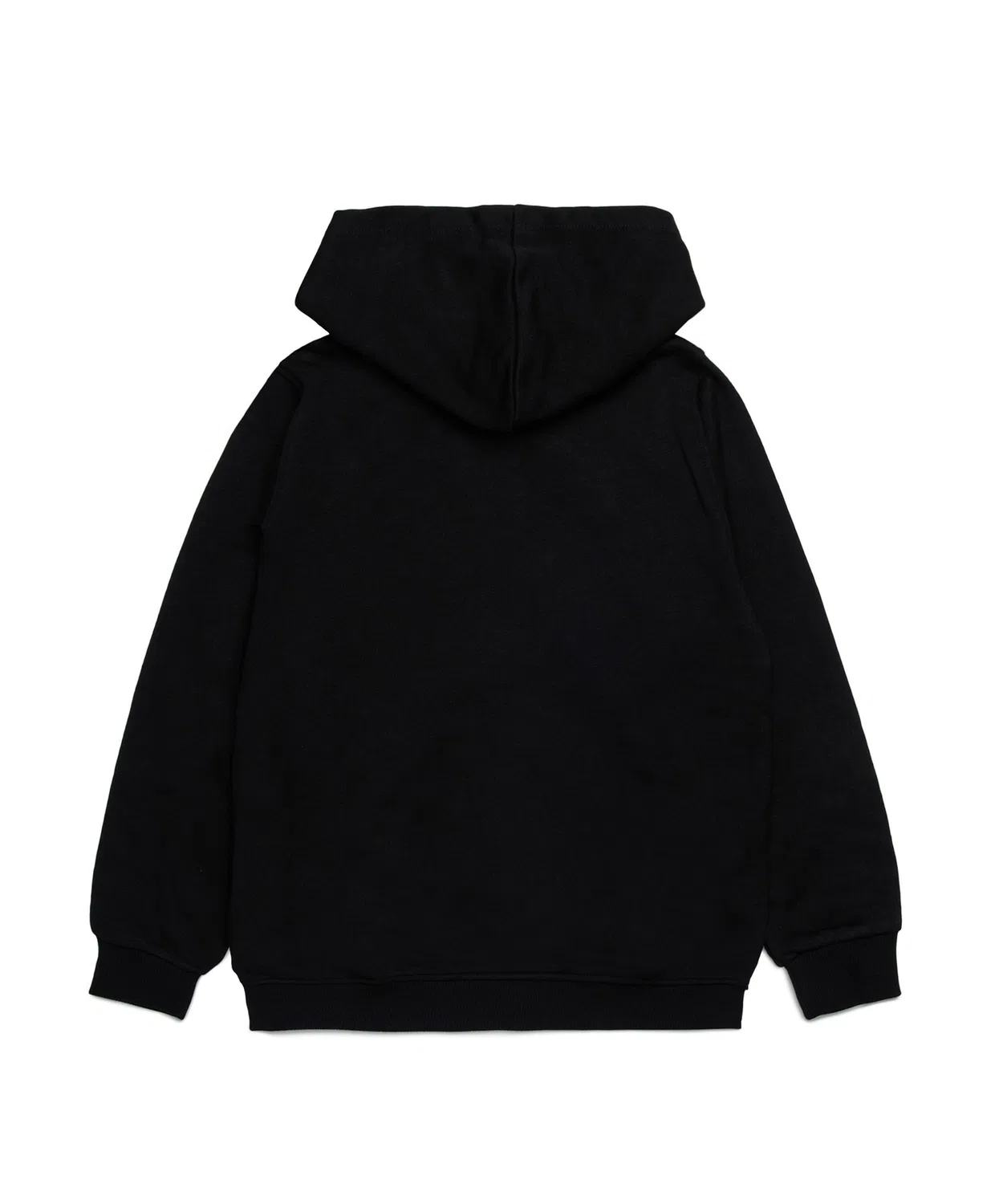Детский свитшот с длинным рукавомс брендовым логотипом DIESEL KIDS, Black — фото 2
