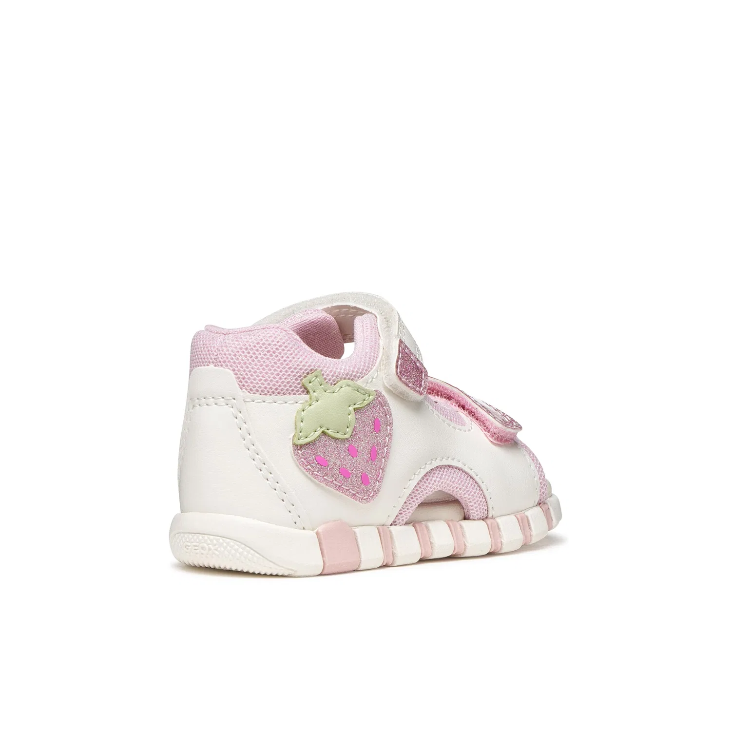 Детские сандалии для первых шагов с мембраной Geox, White/Pink — фото 4