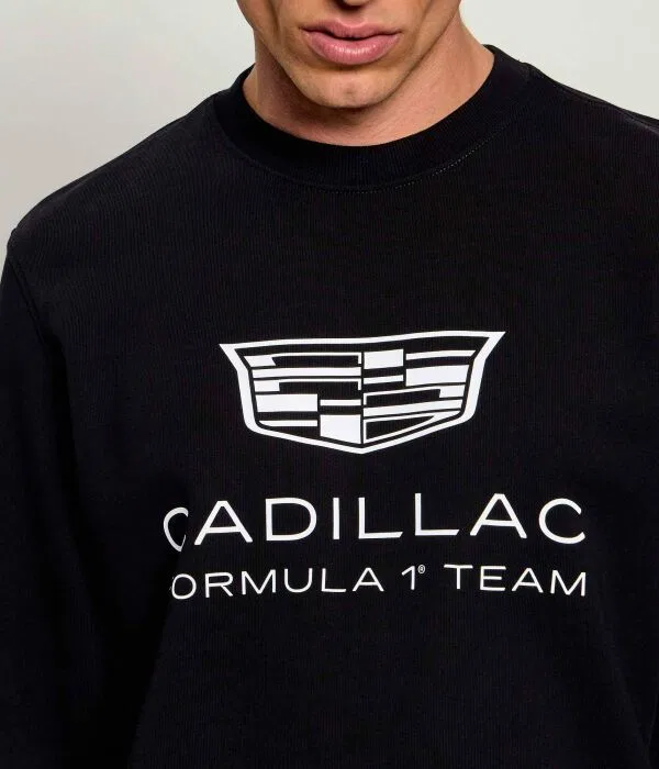 Мужской пуловер с круглым вырезом Tommy Hilfiger X Cadillac Formula 1 Team, Цвет Nero — фото 4