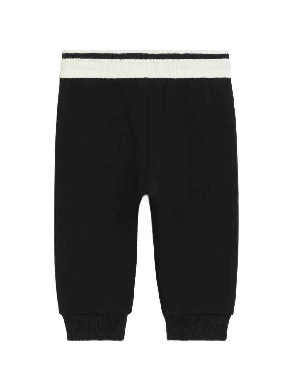 Флисовые спортивные брюки с логотипом Dolce & Gabbana Kids, черный — фото 2