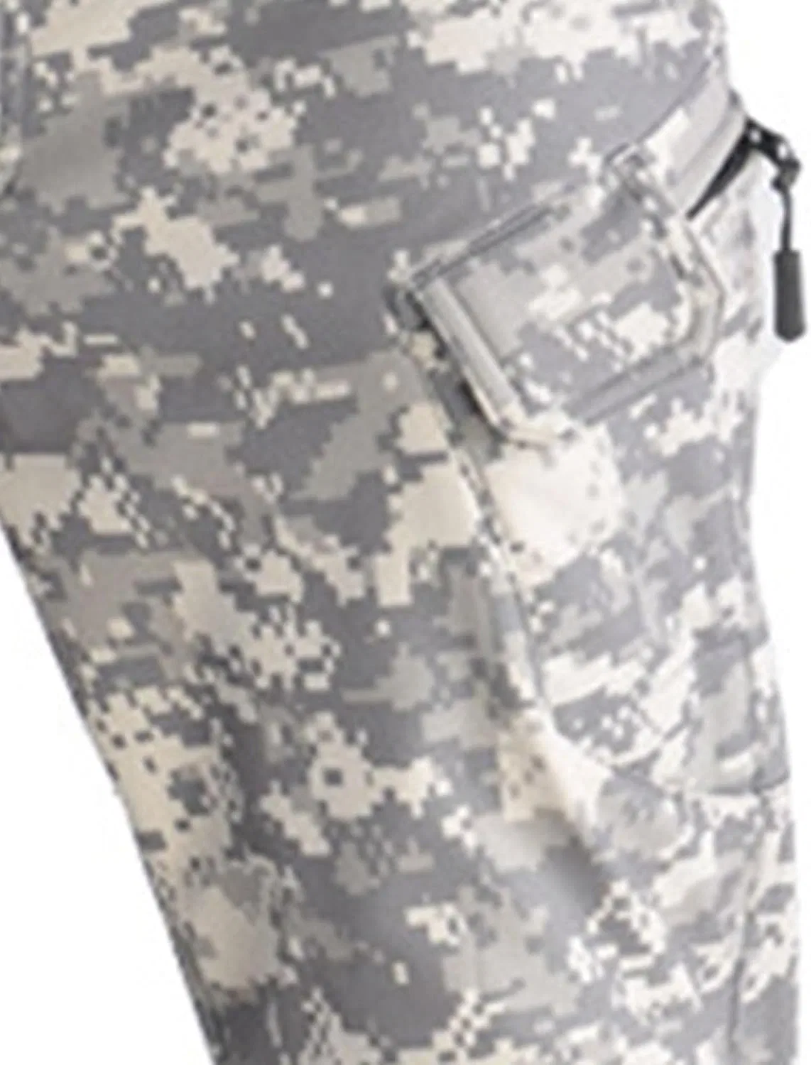 Мужские легкие тактические брюки-карго Grey Camo — фото 4