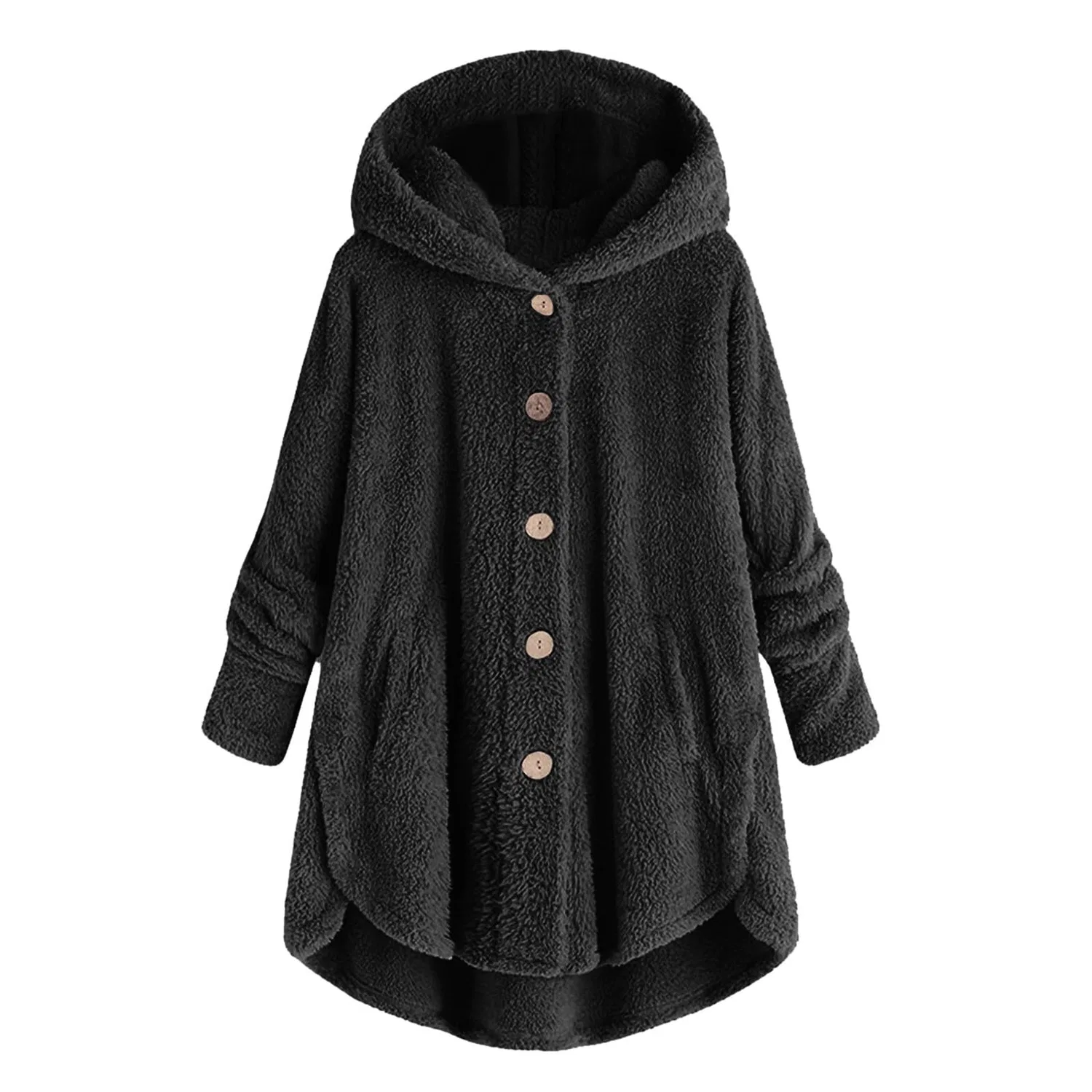 Женская куртка с капюшоном Oversized Winter Long Sleeve, 44