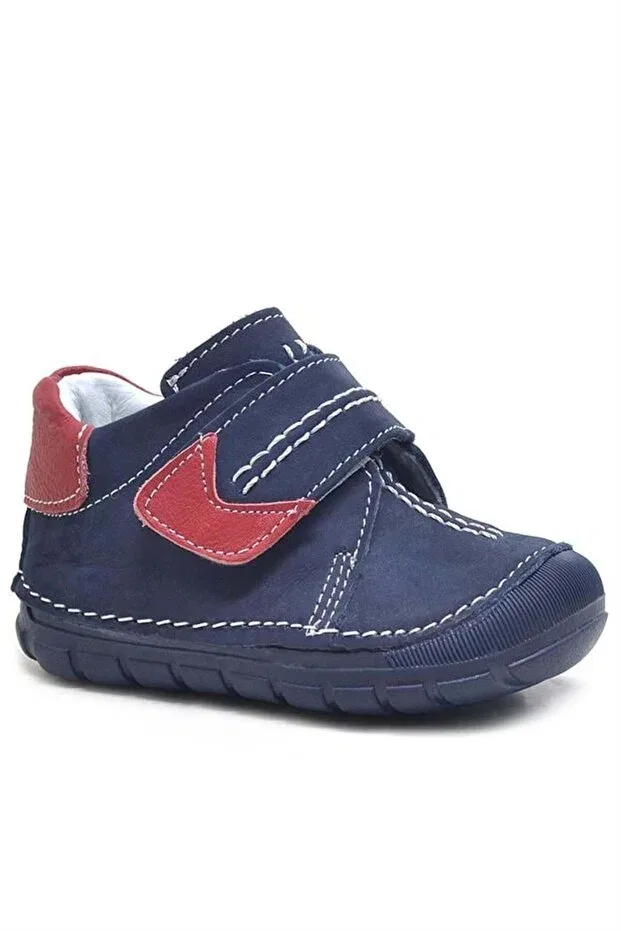 Детские туфли для малышей из натуральной кожи Popeye Rakerplus, Navy Blue — фото 2