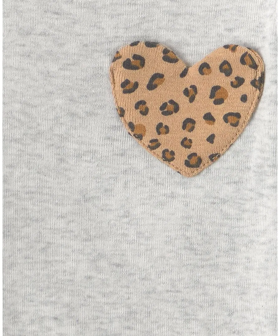 Комплект боди с длинным рукавом с принтом, модель Leopard Printed Carter's, Multi — фото 2