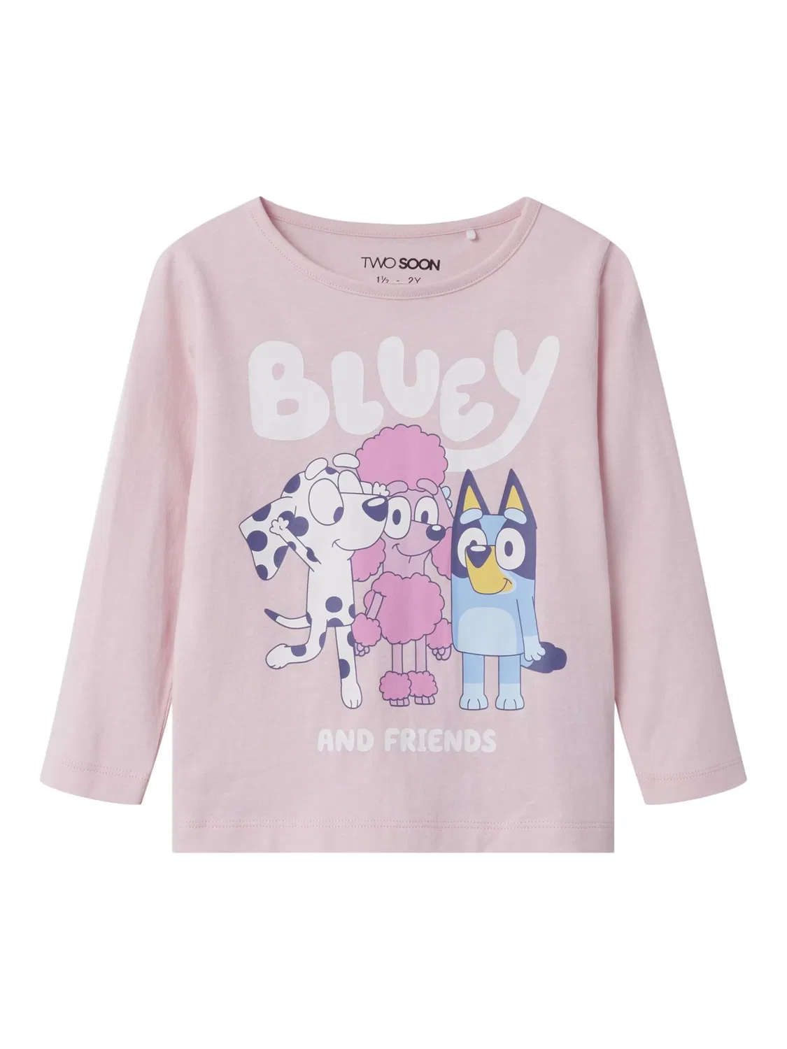 Футболка Two Soon Bluey розового и розового цвета