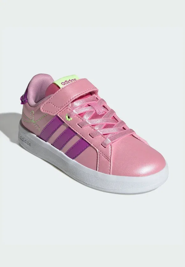 Детские кроссовки Grand Court 3.0 для девочек Adidas Sportswear, желтый/фиолетовый — фото 2