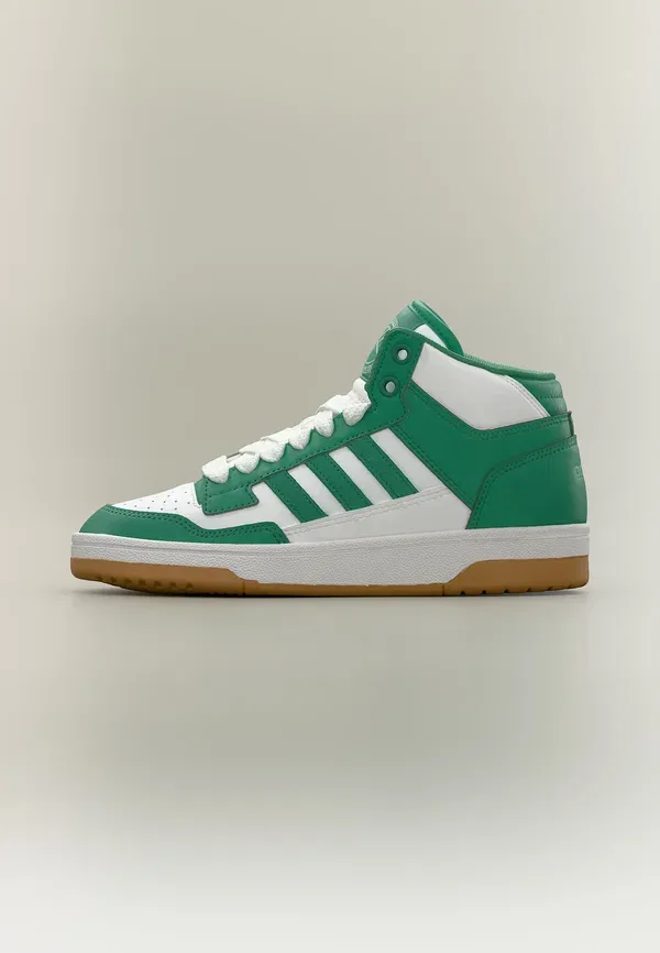 Кроссовки Rapid Court Mid унисекс для тренировок Adidas Performance, белый/зеленый