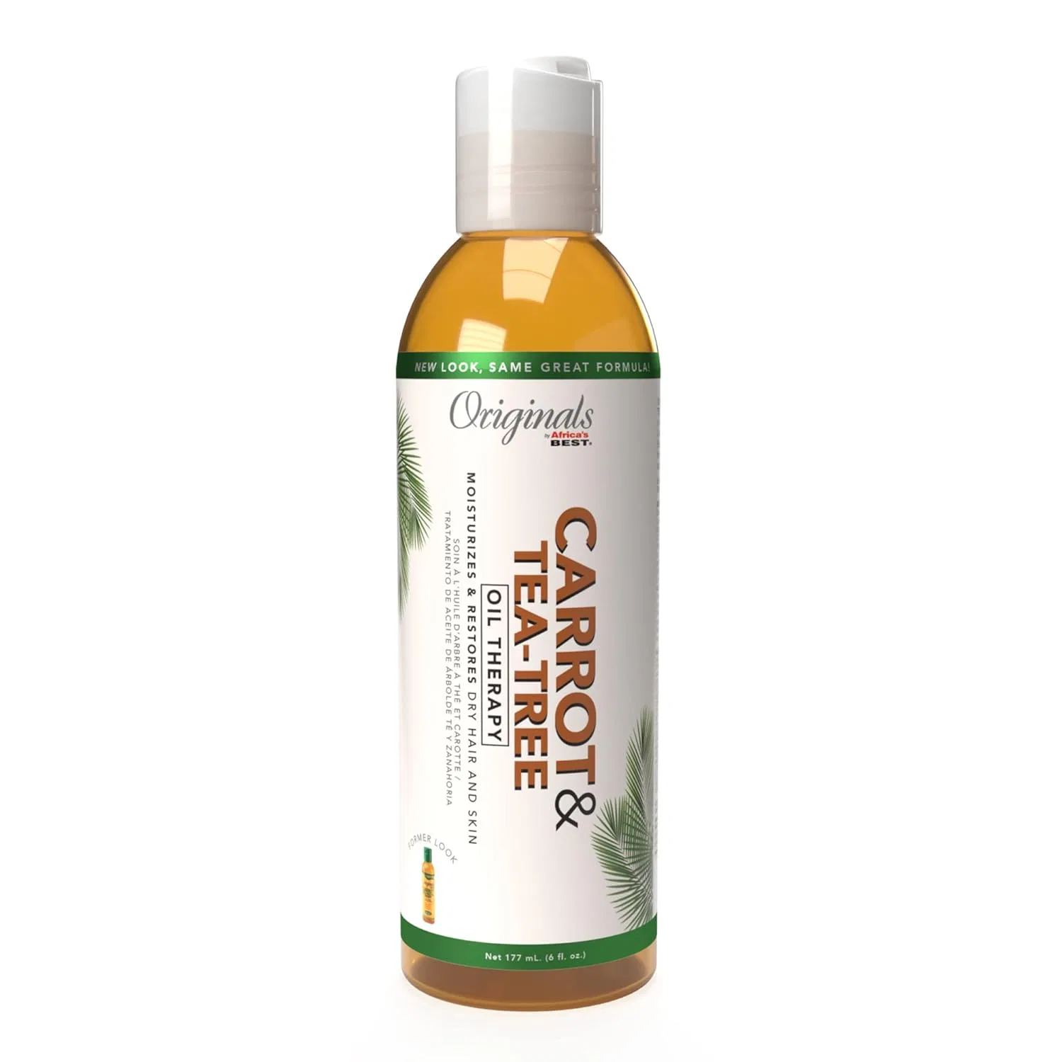 Масло для волос и кожи головы Carrot Tea Tree Oil Therapy, Originals by Africa's Best, 360 мл