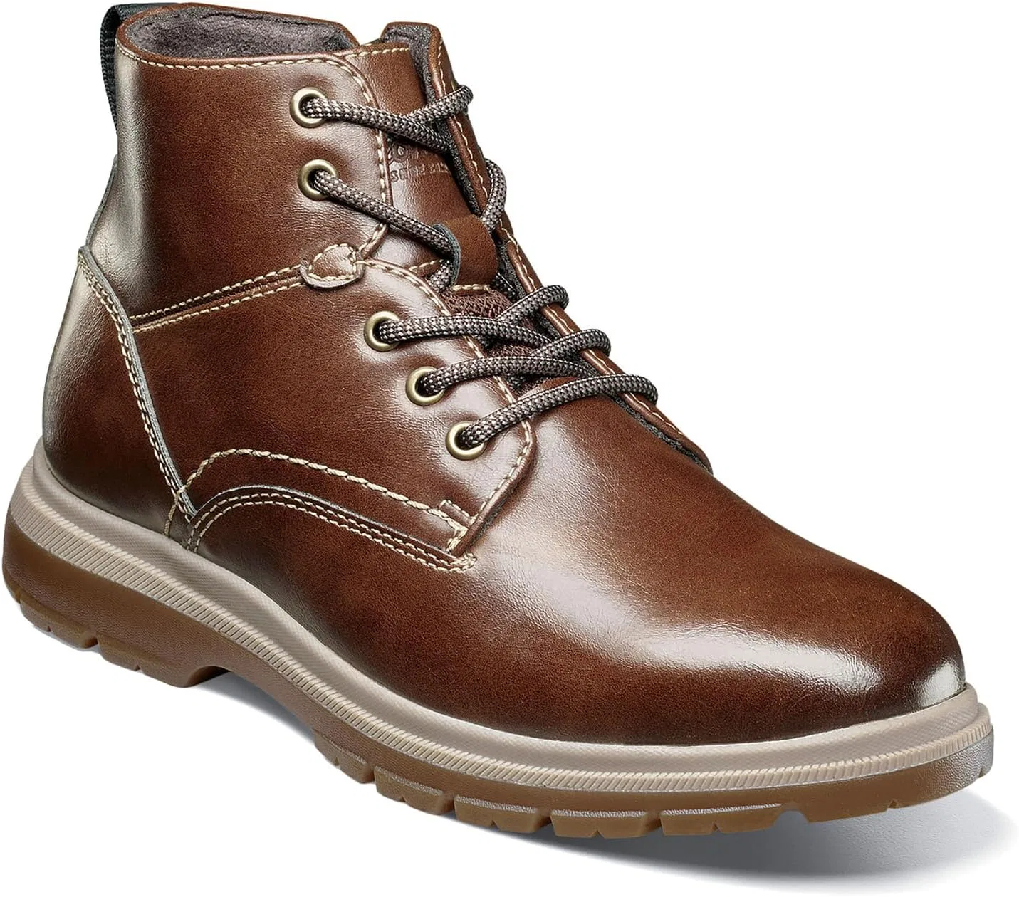 Детские ботинки на шнуровке с мысом Lookout JR Florsheim, Chestnut