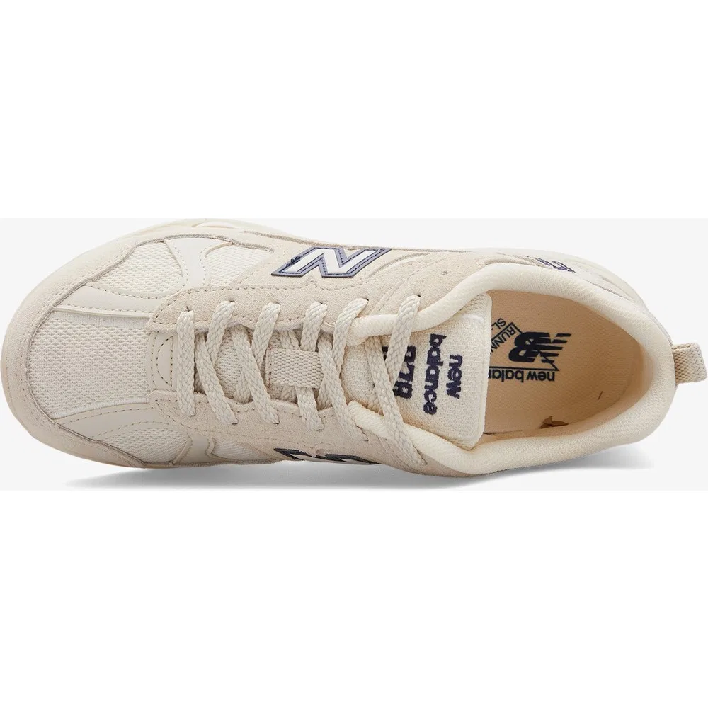 Детские кроссовки унисекс с низким верхом 878 White New Balance — фото 4