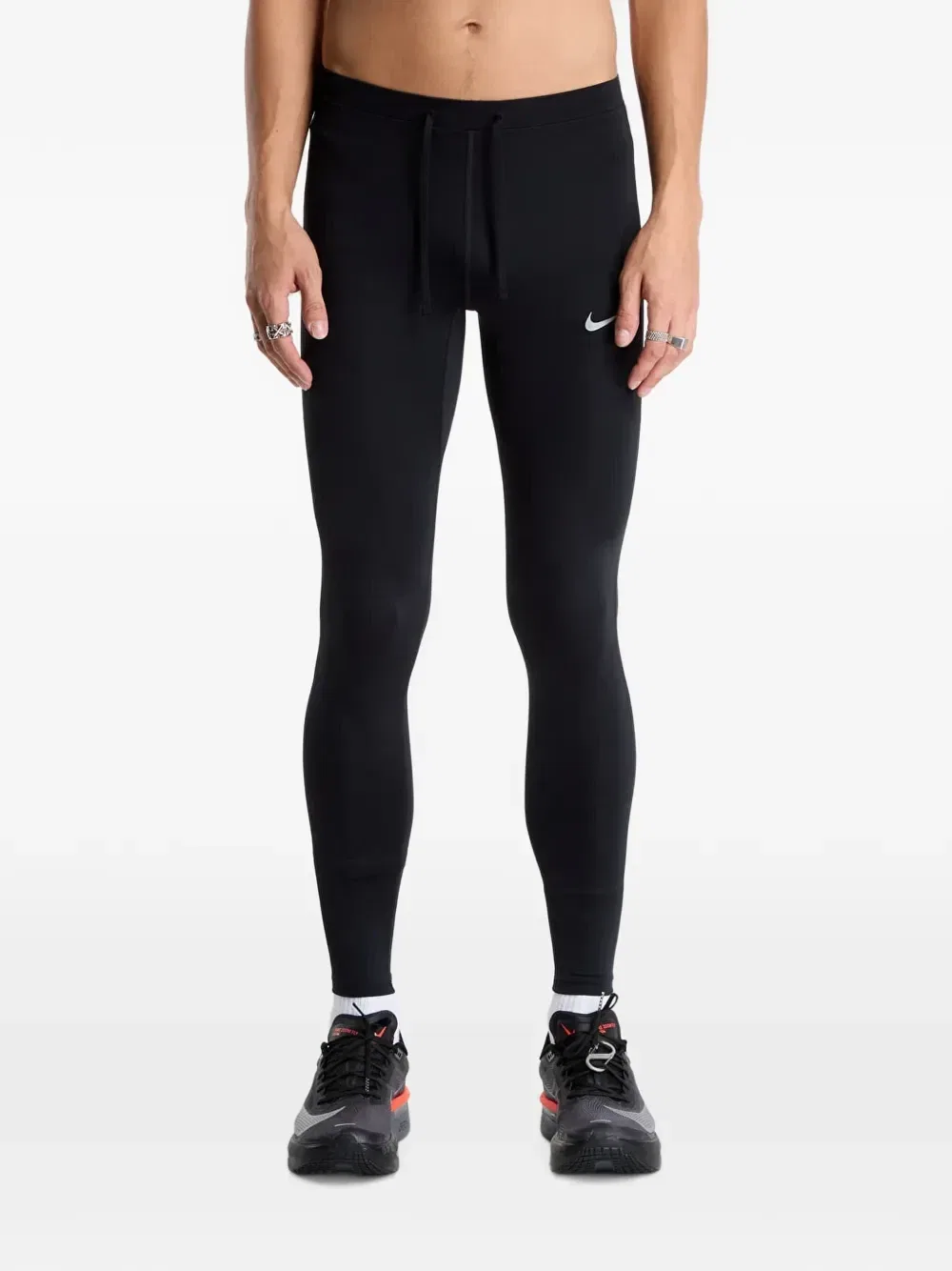 Беговые тайтсы Miler Dri-FIT Nike, черный