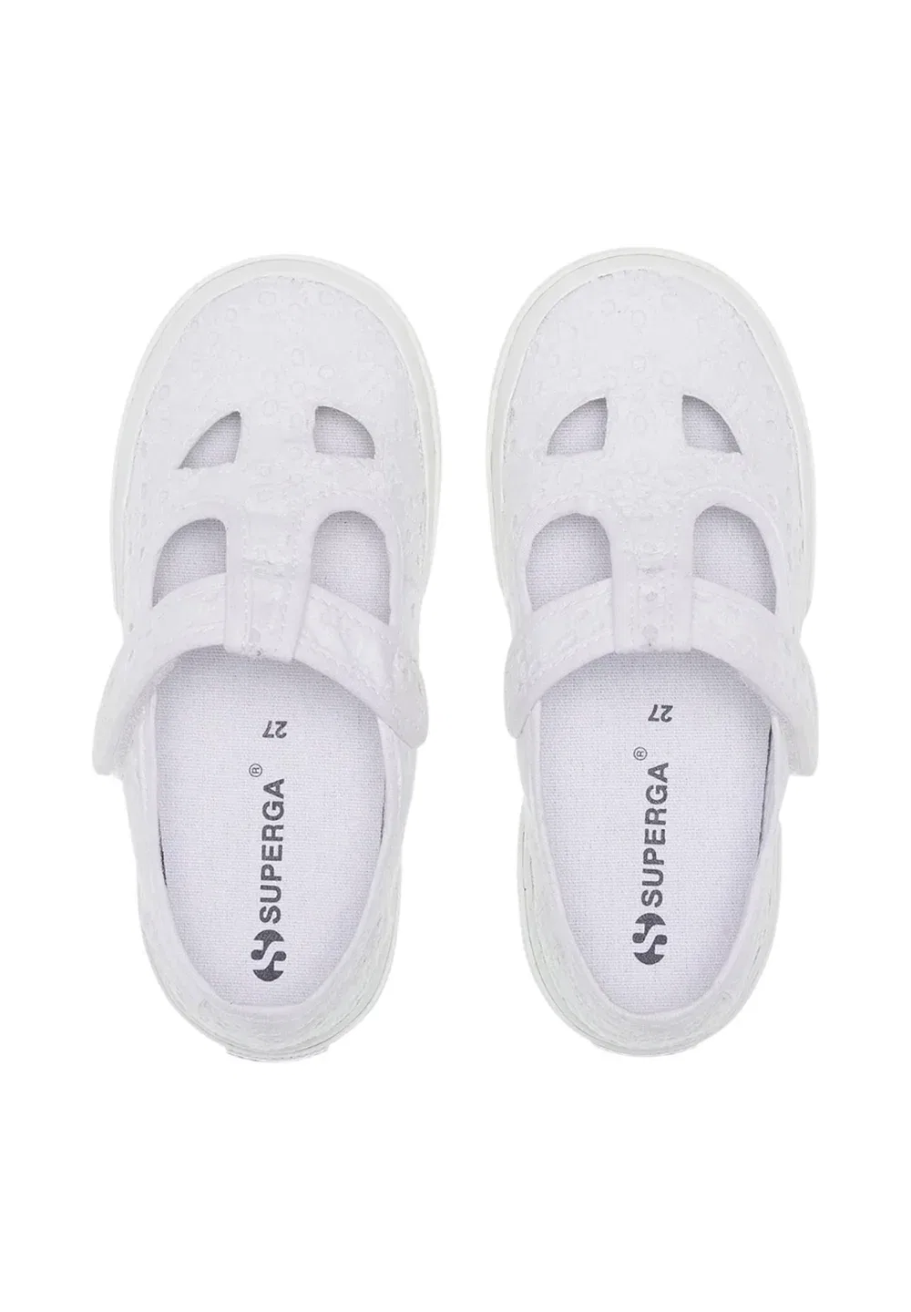 Due occhi - slip-ons Superga, White — фото 2