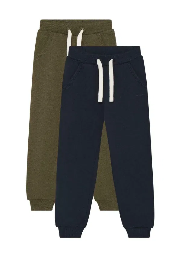 Брюки спортивные из хлопка 2 Pack Minymo Dark Olive, оливковый