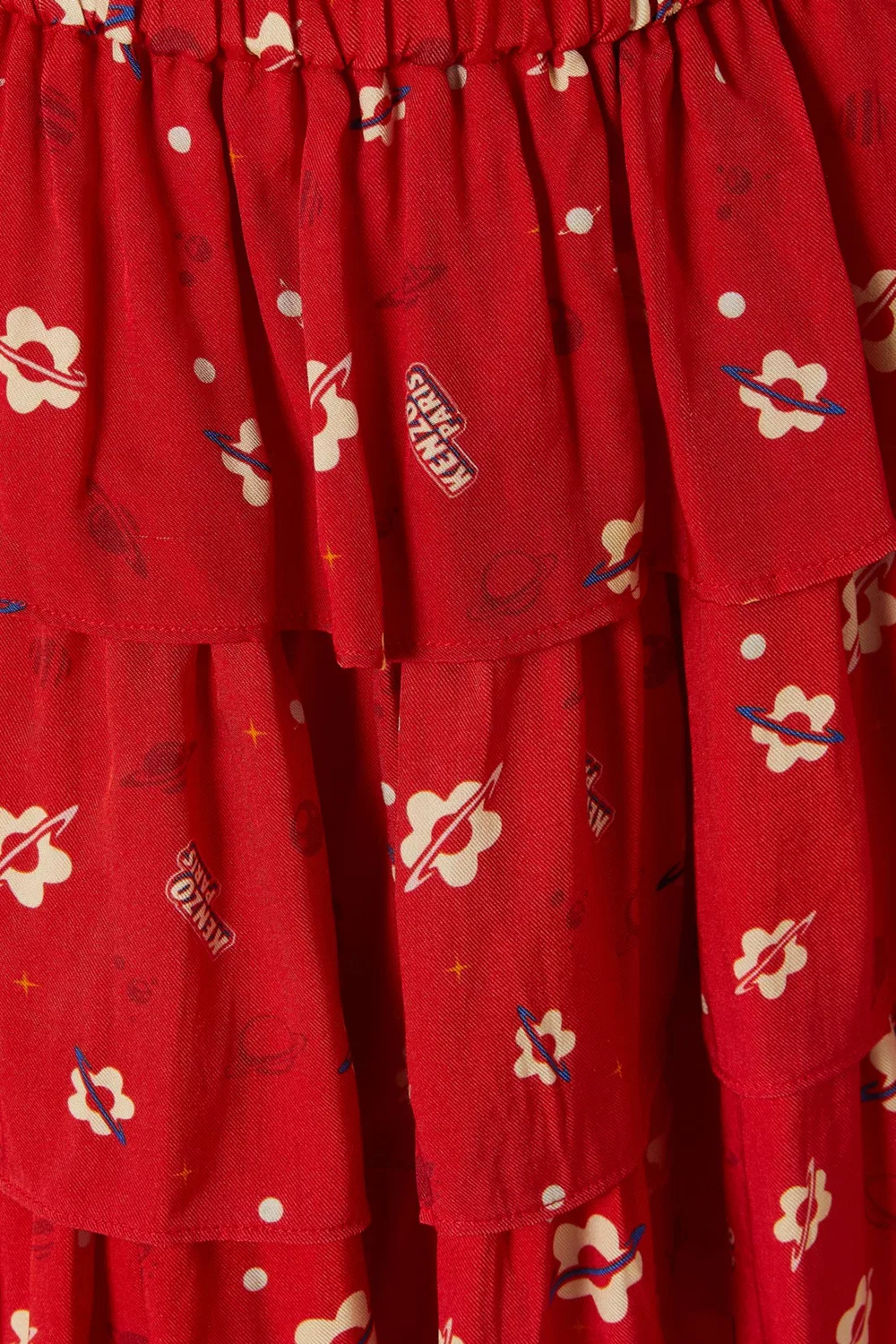Юбка миди с принтом Boke Flower KENZO KIDS — фото 4