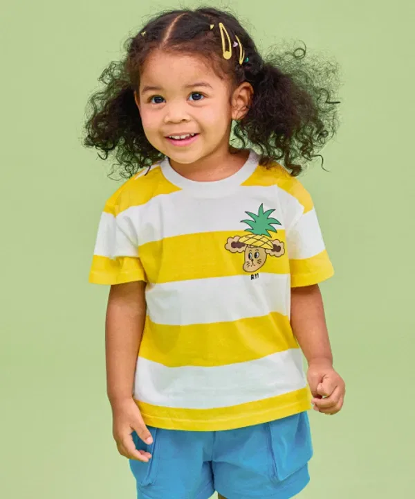 Футболка с коротким рукавом Tropical, Rototobebe, желтый