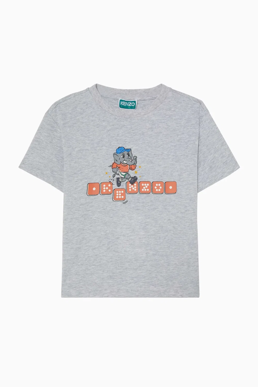 Футболка с принтом хлопковая KENZO KIDS