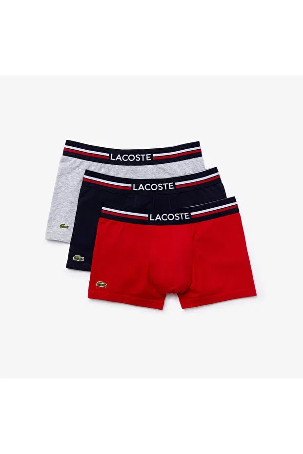 Мужские боксеры с принтом набор 3 шт Lacoste, W34 Color