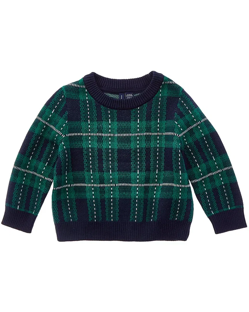 Детский свитер с праздничным принтом The Holiday Tartan Janie and Jack, мультиколор