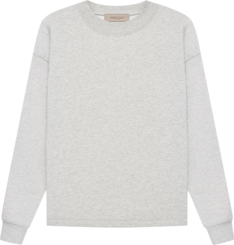 

Толстовка Fear of God Essentials Relaxed Crewneck 'Light Oatmeal', серый
