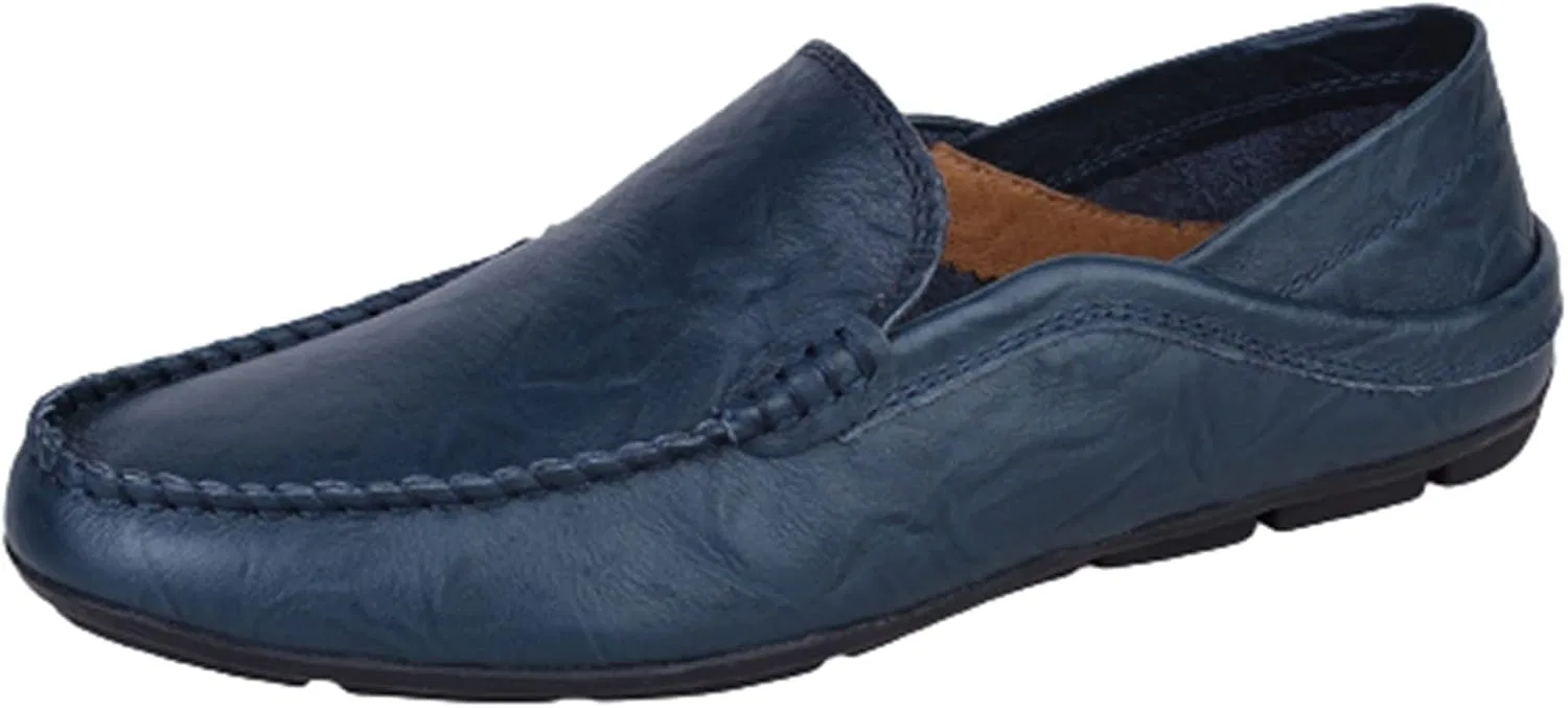 Лоферы кожаные Mens Shoe, коричневый