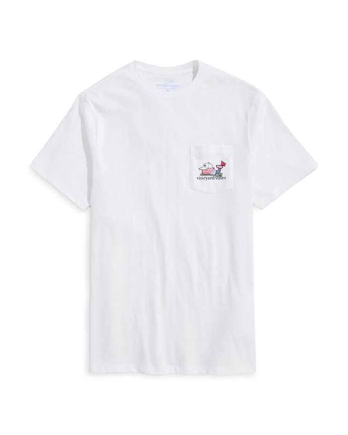 

Футболка с коротким рукавом и принтом Vineyard Vines, белый