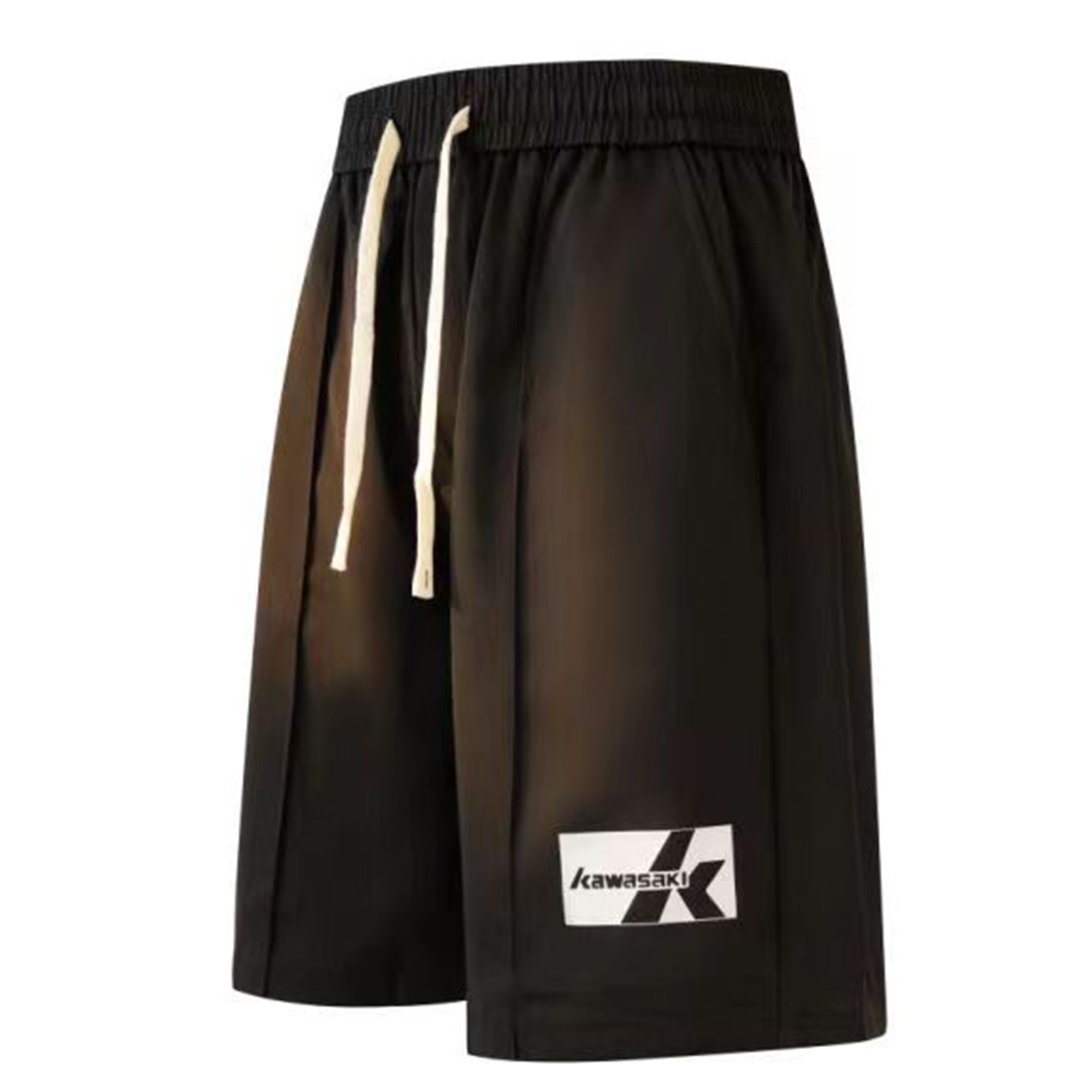 

Повседневные шорты унисекс, тонкие Kawasaki, черный