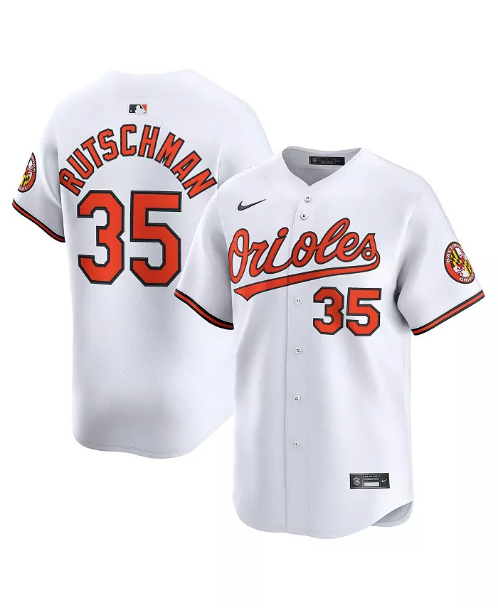 

Мужская белая домашняя лимитированная джерси игрока Baltimore Orioles Adley Rutschman Nike