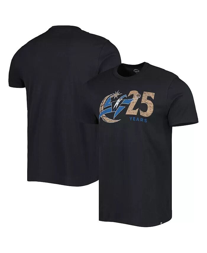 

Мужская черная футболка в честь 25-летия Washington Wizards '47 Brand