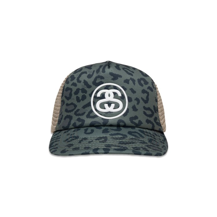 

Бейсболка Stussy Trucker SS-Link Snapback, цвет Leopard