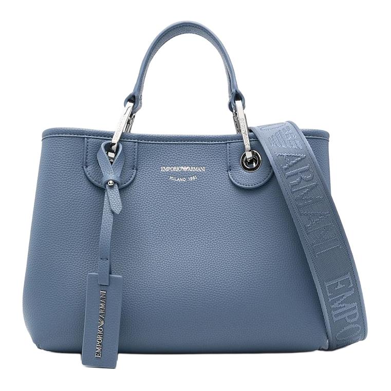 

EMPORIO ARMANI Кожаная с тканью сумка-шоппер