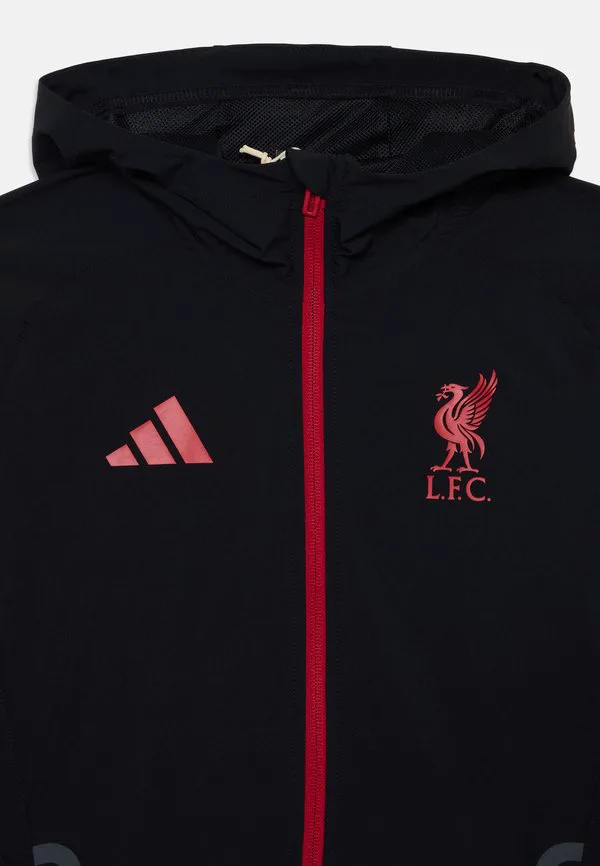 Спортивная куртка унисекс liverpool fc tiro competition tech track jacket Adidas Performance, Black/Strawberry Red — фото 3