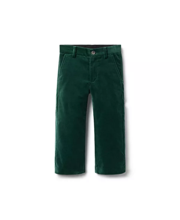 

Унисекс бархатные праздничные брюки - для малышей и для взрослых Janie And Jack, зеленый